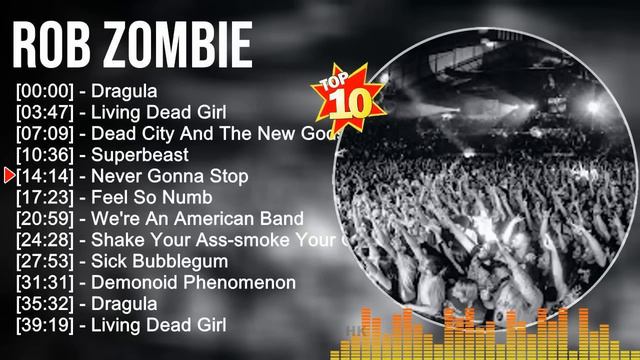 R o b Z o m b i e Greatest Hits ~ Rock Music ~ Top 200 Rock Artists of All Time смотреть онлайн