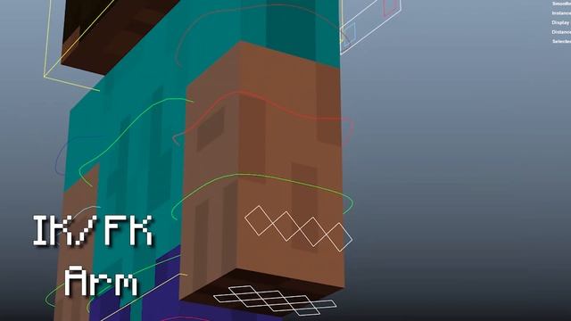 Advanced Minecraft Rig for Maya | FREE DOWNLOAD смотреть онлайн
