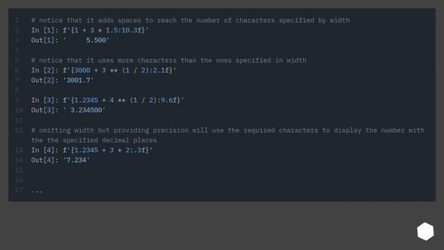 Fixed digits after decimal with f-strings смотреть онлайн