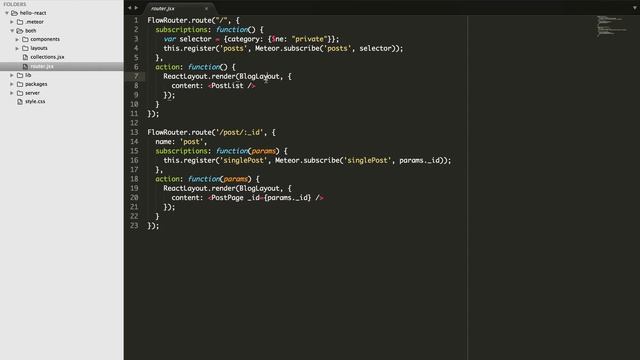 Meteor Server Side Rendering with FlowRouter and React смотреть онлайн
