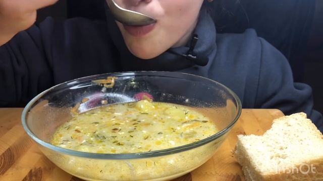 МУКБАНГ ГОРОХОВЫЙ СУП АСМР | MUKBANG PEA SOUP