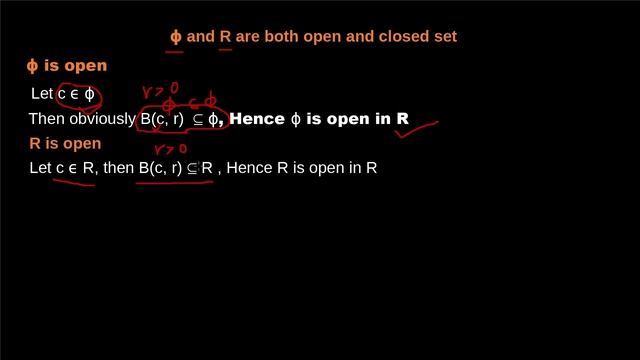 Empty Set and Real Numbers are Both Open and Closed | How ϕ and R are Both Open and Closed|NCX MATH смотреть онлайн