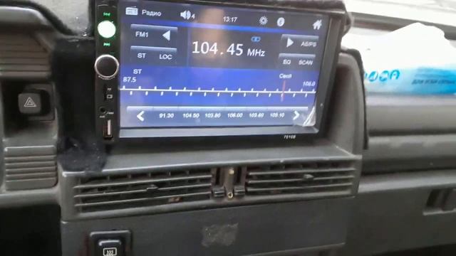 2 DIN магнитола а ВАЗ 2108 смотреть онлайн