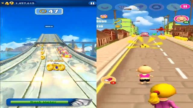 Sonic Dash vs Baby Run Escape - Boscage Maze Sonic Prime vs All Bosses Dr.Eggman & Zazz Gameplay смотреть онлайн