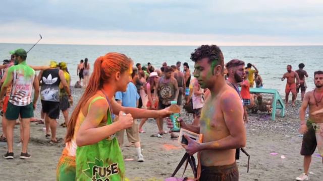 FUSE tea color fest 2017 summer party in Georgia ( mobile upload) pear agency смотреть онлайн