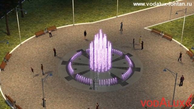 Проект пешеходного цветомузыкального фонтана на площади Красноярска смотреть онлайн