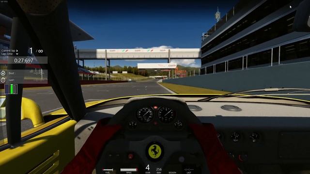 Assetto Corsa | Italy, 1987 | Ferrari F40 Stage 3 @ Mugello 1:59:517 min +SETUP смотреть онлайн