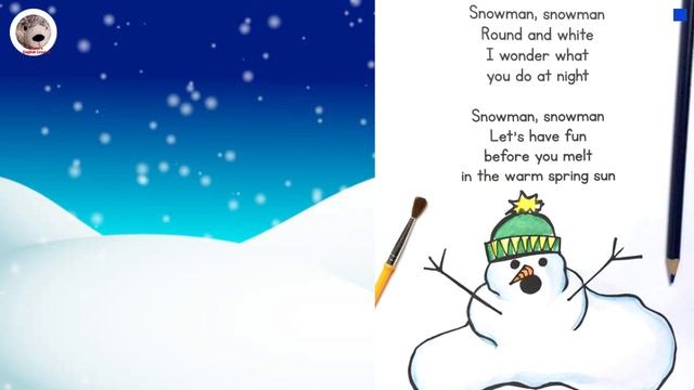 Winter Snow Snowflakes Snowman Popular Poems in English For Kids смотреть онлайн