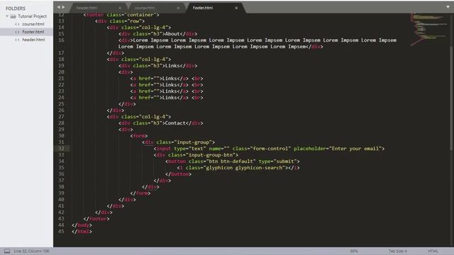 80 ASP .NET MVC - Develop Footer For Tutorial Project in Bootstrap смотреть онлайн