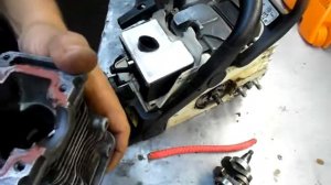 Варианты стопора поршня на бензокосе бензопиле что лучше