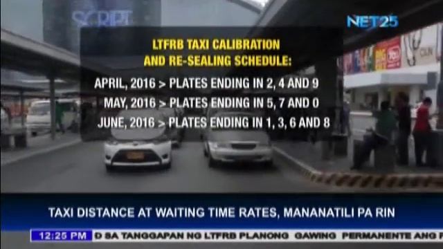 LTFRB says that taxi distance and waiting time rates will remain the same смотреть онлайн