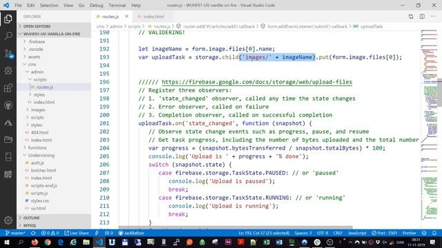 WUHF01 - firebase - storage oplæg смотреть онлайн