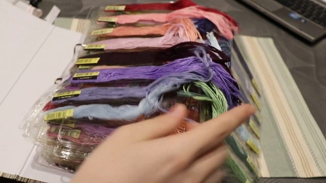 Хранение и организация ниток мулине. Мой способ. Не для всех)) смотреть онлайн