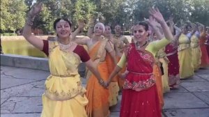 Харинама с группой Нама Амрита . Тольятти 25 июля 2024