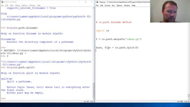 Python Basics Os Path Dirname Method смотреть онлайн