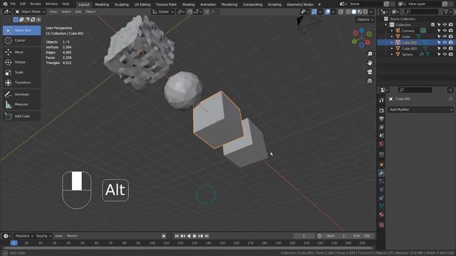Blender Tutorial - Decimate geometry смотреть онлайн