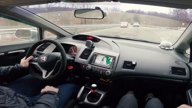 2008 Honda Civic Si K20 POV Drive and Review | VTEC! смотреть онлайн