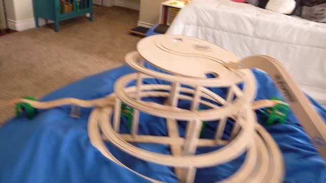 GIANT BEAN BAG TRAIN CHALLENGE! смотреть онлайн