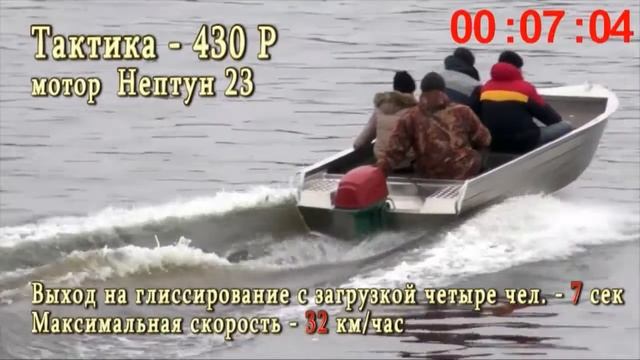 Алюминиевая лодка Тактика 430 Р