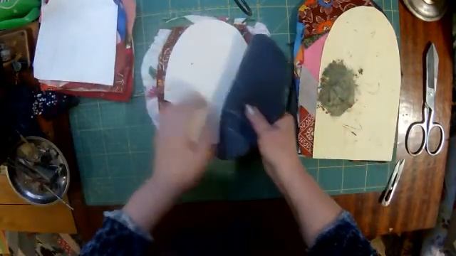Рукавицы для кухни. Лоскутная техника. смотреть онлайн