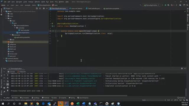 Creación de servicio Rest por el método GET con Spring Boot смотреть онлайн