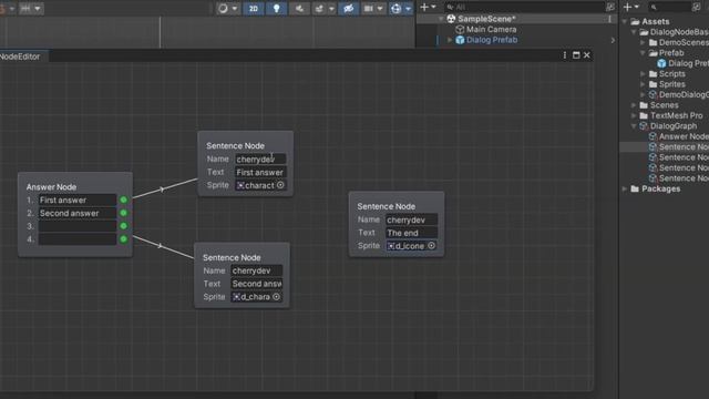 Node Based Dialog System Asset - Unity - Asset // Unity tools смотреть онлайн