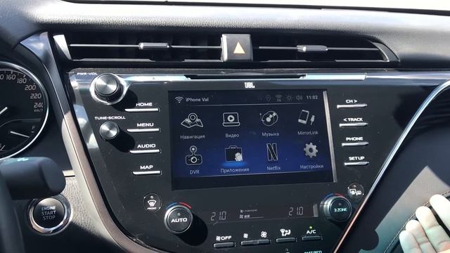Android 10 с CarPlay для Toyota Touch 3 на примере Camry 2018+