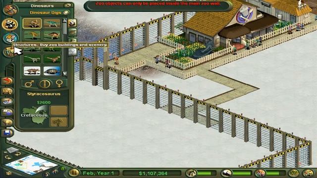 lets play zoo tycoon ep4 (dinosaur digs ice age animal zoo ) смотреть онлайн