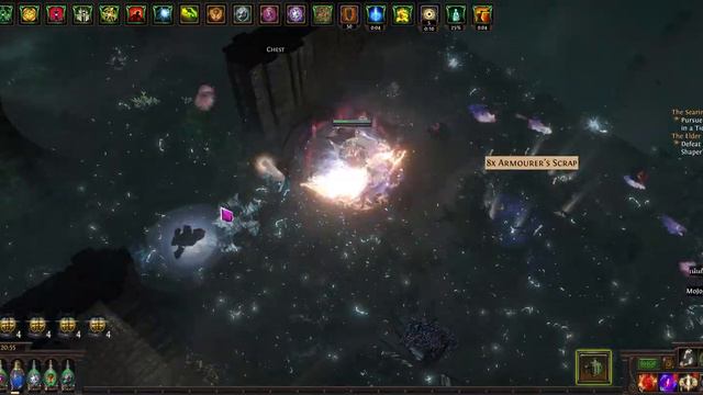 Path of exile (3.19) COLD AURA SPARK VS GUARDIAN SHAPER HYDRA //Kalandra League смотреть онлайн