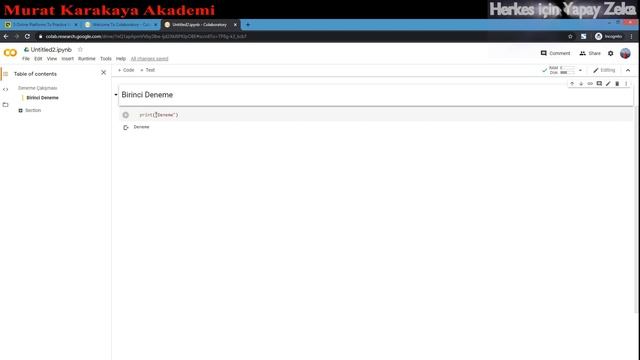 COLAB nedir nasıl kullanılır? Google Drive ve Github ile birlikte nasıl çalışır? GPU ve TPU ayarlar смотреть онлайн