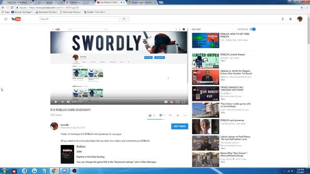 $10 ROBLOX CARD GIVEAWAY WINNER! смотреть онлайн