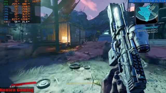 Borderlands 3 - Gameplay  Ryzen3 2200G  GTX 1060 An 16GB RAM
