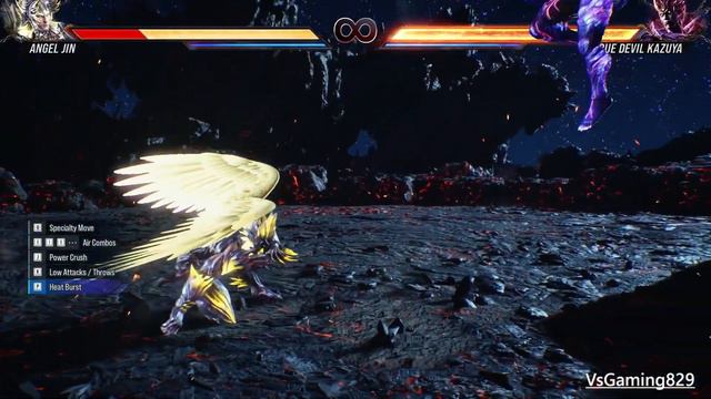 TEKKEN 8 Angel Jin Transformation - Angel Jin Vs True Devil Kazuya Fight Scene Ultra Settings смотреть онлайн