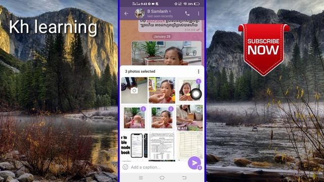 How to Write message Connect with Photo Send On Telegram | Kh learning смотреть онлайн
