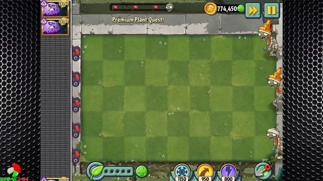 Plants vs Zombies 2 Mod Knight Pea LEVEL 1000 Power-Up vs All Zombot смотреть онлайн