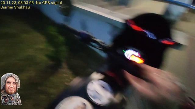 Заводим Минск Скрамблер SCR250, после ночи с - 8°С