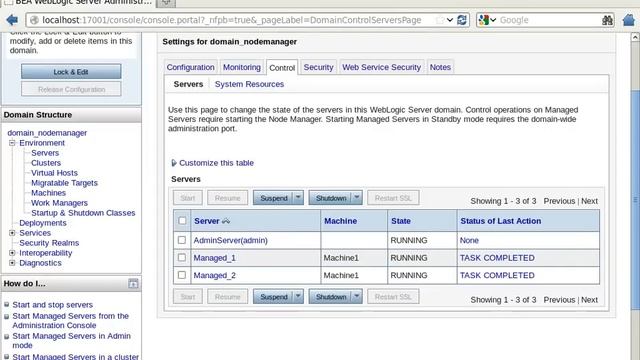 Clone Managed Server in Weblogic Server 9.2.3. смотреть онлайн