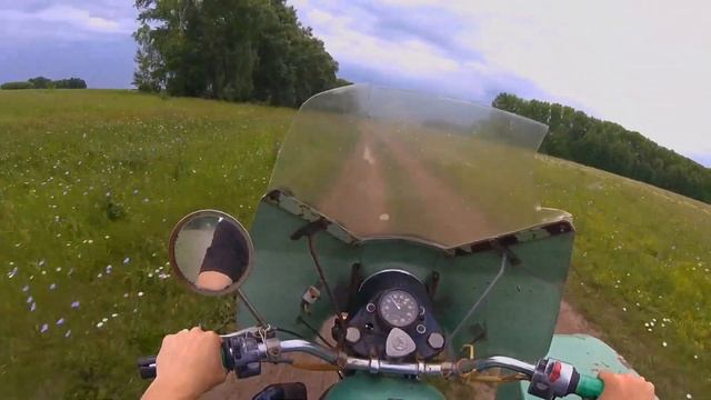БЕШЕНЫЕ ГОНКИ /УРАЛ vs К750 / #покатушки #блог смотреть онлайн
