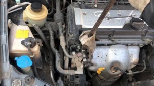 Как поменять ремень Гура и генератора Hyundai Accent