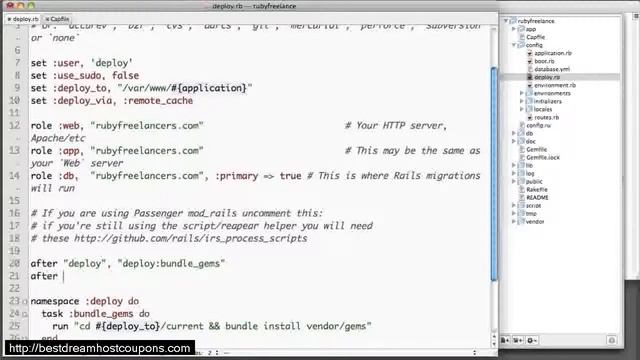 Basic Deployment with Capistrano смотреть онлайн