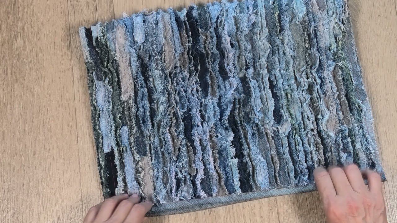 Так я ещё не шила! Придумала новую технику шитья и сшила коврик - ХЛАМ В ДЕЛО смотреть онлайн