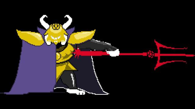 Undertale Colored Sprite Mod - Teaser (The making of Asgore) смотреть онлайн