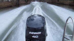 EVINRUDE 40HP, E-TEC / QUICKSILVER 490
