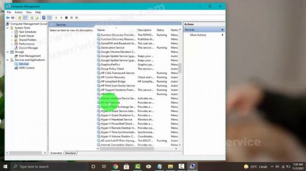 Windows 10 Home : How to Start or Stop HV Host Service