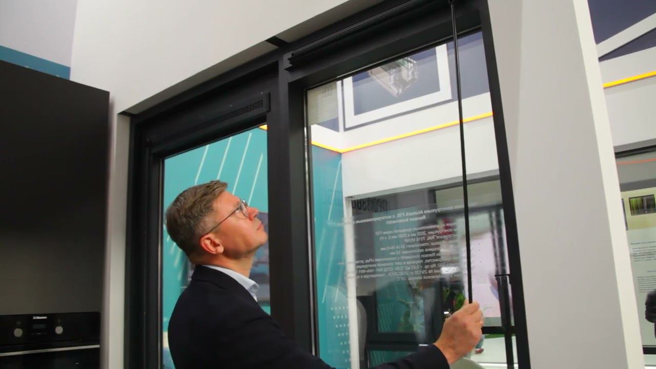 Алюминиевая система Alumark F50 с вентклапаном смотреть онлайн