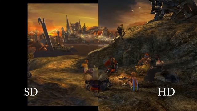 Final Fantasy X HD Remaster - SD vs HD Comparison Video смотреть онлайн