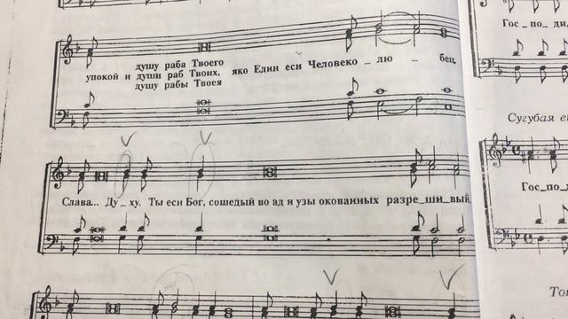 Панихида 5 "Лития - "Со духи праведных скончавшихся" (обиход, глас 4 заупокойный) смотреть онлайн