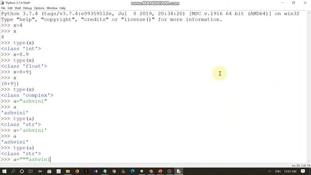 Lecture 8 data type in python смотреть онлайн