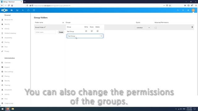 How to use Group Folders in Nextcloud смотреть онлайн