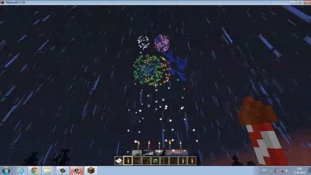 #5 Как сделать фейерверкер (салют) в майнкрафт (без модов) смотреть онлайн